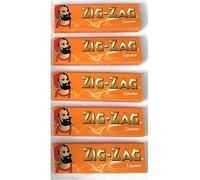 Zig-Zag Liquorice Rolling Papers - 5 Pack | Premium Quality Cigarette Rolling Papers with Rich Liquorice Flavor | Smooth, Slow Burn for an Enhanced Smoking Experience