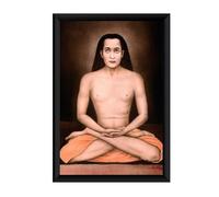 Zig Zag Mahavatar Babaji Photo Frame For wall / Table Size Medium ( 13.5x9.5 inches, Acrylic Glass)