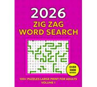 Zig Zag Maze Word Search: 100+ PUZZLES LARGE PRINT FOR ADULTS - Volume 1