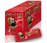 Zig Zag Red Standard Size Rolling Papers - Box of 100 Booklets by Trendz