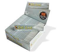Zig Zag Silver Slim Ultra Thin King Size Rolling Papers - 20 Booklets by Trendz