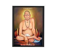 Zig Zag Swami Samarth Photo Frame For Wall / Table Size Medium ( 9.5 x 13.5 inches, Acrylic Glass)