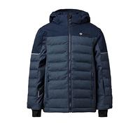 Zig Zag Unisex Kid's Melange Ski Jacket, 2057 Midnight Navy, 128