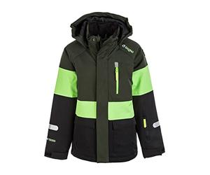 Zig Zag Unisex Kid's Taylor Ski Jacket, Green (Duffel Bag), 122-128