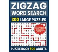 Zig Zag Word Search: 300 Puzzles Large Print Unique Word Search Variation for Adults and Seniors | Volume 1 |