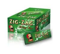 ZIG ZAG Zig Zag Green King Size Box 50 Booklets 2500 Papers