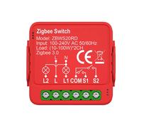 Zigbee 3.0 Connected Double Switch 2x100W (without Neutral) with Voice Control
