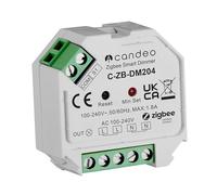 Zigbee C-ZB-DM204 Smart Dimmer Switch Module -LED & Halogen | Energy Monitoring | No Neutral Required | Compatible with Alexa, Google Home, Philips Hue, Home Assistant, zigbee2mqtt & other zigbee hubs