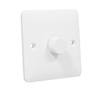 Zigbee Dimmer Smart Switch compatible with Home Assistant, Philips Hue, Hubitat, Amazon Echo | No Neutral Wire | 2-way compatible | LED & Incandescent [RD1 white 1-gang]