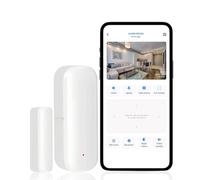 Zigbee Door Window Sensor Send Alert to Your Smartphone for Smart Home Automation Compatible with Alexa/Google Home/Smartlife for Home Security Real-Time Monitoring Instant Push Notification