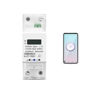 Zigbee Gateway Tuya Single Phase 65A Din Rail WiFi Smart Energy Meter Timer Monitor KWh Meter Wattmeter(Energy Meter)
