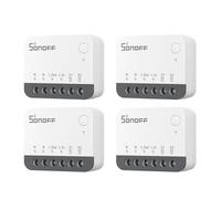 ZigBee Mini Smart Switch,SONOFF ZBMINIR2 Light Switch, Compatible with Alexa, SmartThings Hub, Google Home and SONOFF ZBBridge, 4 PACK, ZigBee 3.0 Gateway Hub Required
