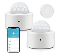 Zigbee Motion Sensor 3.0, SGZIOO Pack of 2 Smart ZigBee Motion Sensor, 120° Detection Angle, with Lux Sensor, Compatible with Smart Life/Tuya App, Light Control Environments and Intelligent Security