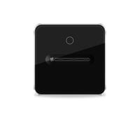 Zigbee Smart Fan Light EU Switch 1 Gang Touch Control with Slider Control Fan Speed Neutral Required Work with Tuya APP A
