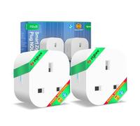 ZigBee Smart Plug 13A UK(ZigBee Hub Required) with Energy Monitoring, Voice Control, Timer & Schedule, Compatible with Alexa, Google Home, Home Assistant, Compact Design, 2 Pack