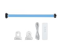 Zigbee Smart Roller Blind Motor for 37mm/38mm Tube, Works with Siri/Google Home/Bixby, APP Control, Built-in 2600mAh Rechargeable Battery, Timing & Limit Setting (Motor with 1 Channel Remote)