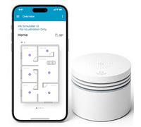 Zigbee Smoke Alarms for Home, Fire Alarm with 85dB Siren & LED Indicator, Smart Smoke Detector for 10 Year Battery Life, Compatible with Home Assistant, SmartThings, Alexa, Require Zigbee Hub