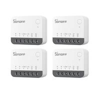 ZigBee Mini Smart Switch,SONOFF ZBMINIR2 Light Switch, Compatible with Alexa, SmartThings Hub, Google Home and SONOFF ZBBridge, 4 PACK, ZigBee 3.0 Gateway Hub Required