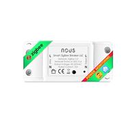ZigBee Switch Nous L6Z - Alexa Light Switch Flush-Mounted Tuya Smart Home Switch with Timer DIY LED Radio Switch Light Relay 230 V Google Home Assistant ZigBee2MQTT - 3.0 Hub Required