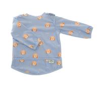 Ziggle Baby Bibs | Waterproof Weaning Bib | Long Sleeve Toddler Bib | Coverall Bibs for Baby | Easy Clean, Mess-Free Mealtime | Cockapoo bib