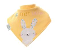 Ziggle Baby Dribble Bib My First Easter - Yellow Ziggle Yellow