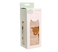 Ziggle Baby Swaddle Blanket - Extra Large 120x120cm Muslin Swaddle Wrap - Soft Breathable Baby Wrap & Muslin Swaddle for Baby - Must Have Baby Essentials & Gift for Newborns