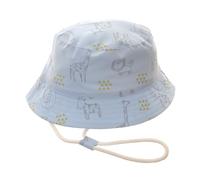 Ziggle Baby & Toddler Sun Hat - Boys Girls Summer Bucket Hat with Adjustable Chin Strap, Lightweight, Breathable, Perfect for Travel, Outdoor Play and Beach Trips