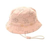 Ziggle Baby & Toddler Sun Hat - Boys Girls Summer Bucket Hat with Adjustable Chin Strap, Lightweight, Breathable, Perfect for Travel, Outdoor Play and Beach Trips Grey
