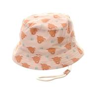 Ziggle Baby & Toddler Sun Hat - Boys Girls Summer Bucket Hat with Adjustable Chin Strap, Lightweight, Breathable, Perfect for Travel, Outdoor Play and Beach Trips