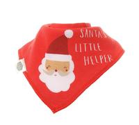 Ziggle Bandana Dribble Bib Santa's Little Helper Red Ziggle Red