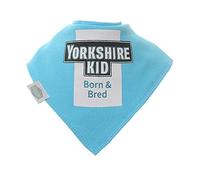 Ziggle - Bandana Dribble Bibs - Cotton Front Baby Bibs Newborn to 24 Months - Newborn Gifts - Baby Bibs For Comfortable Kids - Yorkshire Kid Blue
