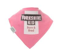 Ziggle - Bandana Dribble Bibs - Cotton Front Baby Bibs Newborn to 24 Months - Newborn Gifts - Baby Bibs For Comfortable Kids - Yorkshire Kid Pink…