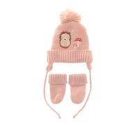 Ziggle Cosy Wool Baby Hat & Mittens Set | Soft & Warm Winter Hat & Mitts for Newborns & Toddlers 0-24 Months | UK Designed, Breathable, Gentle on Skin