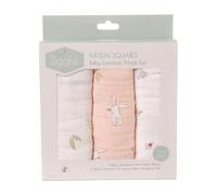 Ziggle Muslin Cloths for Baby, Luxury Large Muslin Squares 25x25 | Thick, Absorbent & Breathable Cotton | Newborn Essentials & Baby Muslins Blanket Gift