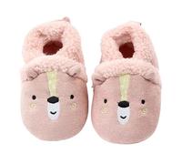Ziggle Unisex Baby Animal Slippers for Infants & Toddlers 6-24 Months | Soft Sole Non-Slip Cozy House Shoes for Boys Girls | Cute Character Booties for First Walkers
