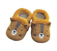 Ziggle Unisex Baby Animal Slippers for Infants & Toddlers 6-24 Months | Soft Sole Non-Slip Cozy House Shoes for Boys Girls | Cute Character Booties for First Walkers