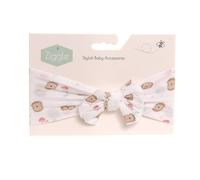 Ziggle Women's Baby Top Bow Turban Headband in Hedgehog