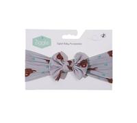 Ziggle Women's Baby Top Bow Turban Headband in Highland Cow