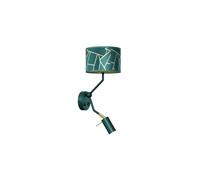 ZIGGY GREEN Gold/Bottle green Wall Light 1xE27+1x mini MLP7573