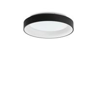 ZIGGY Round 60cm Integrated LED Semi Flush Light Black 3000K NonDim Netlighting Black One Size
