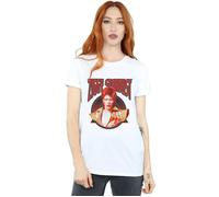 Ziggy Stardust Boyfriend Fit Cotton Boyfriend T-Shirt David Bowie White XXL