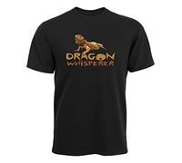 Ziggy Tee Dragon Whisperer - Reptile Keeper T-Shirt - Black, XXL, Black, XX-Large