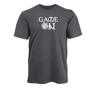 Ziggy Tee Game On - DND Dice T-Shirt - Grey, L, Grey, Large