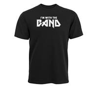 Ziggy Tee I'm with The Band T-Shirt, Black, Medium