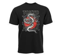 Ziggy Tee Tokyo Dragon T-Shirt, Black, Small