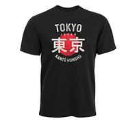 Ziggy Tee Tokyo Japan T-Shirt, Black, X-Large