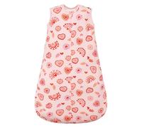 ZIGJOY Baby Sleeping Bag 2.5 TOG Sleeping Bag 12-24 Months Baby Sleep Bag Toddler Wearable Blanket with 2-Way Zipper for All Seasons, Rainbow Heart, L