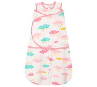 ZIGJOY Newborn Sleeping Bag Swaddle Wrap 1.0 TOG Baby Swaddle Sleeping Bag 100% Cotton Baby Wearable Blanket for New born Infant Boy Girl Grows 6-12 Months, Colored Clouds