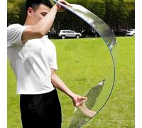 ZIGTUEI 3mm Thick Polycarbonate Roofing Sheet, Polycarbonate Greenhouse Panels, Clear Roof Panels, UV Resistant Clear Roofing Panels, for Roof Farming Gardening Courtyards Canopy(1.56mx6m/5.1x19.7ft)