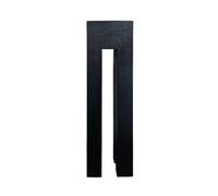 ZIGUIhsou-11 Plant Stand Geometric Wooden Pier Bonsai Rack, Living Room Chinese Ornament Carbonised Stump(Large)
